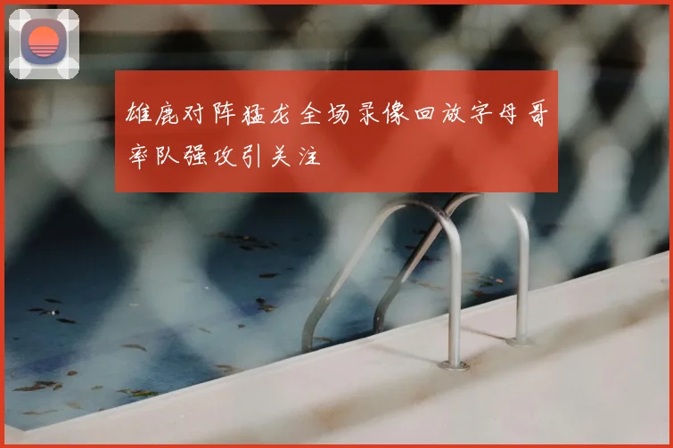 雄鹿对阵猛龙全场录像回放字母哥率队强攻引关注