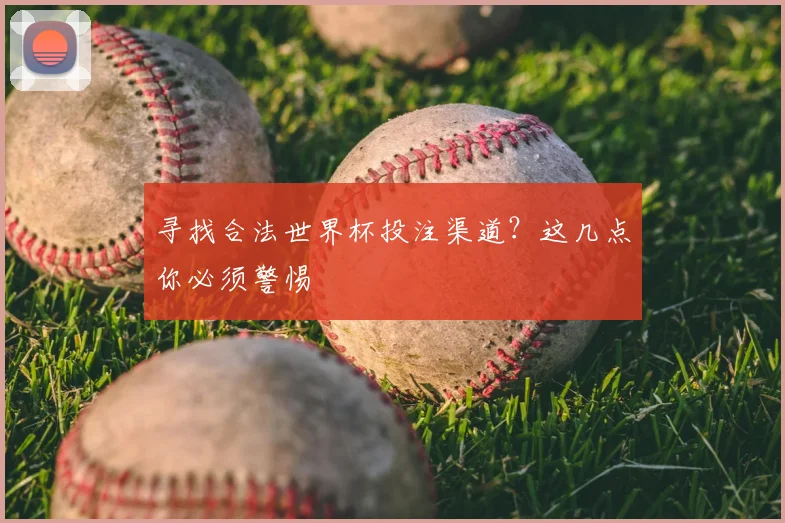 寻找合法世界杯投注渠道？这几点你必须警惕